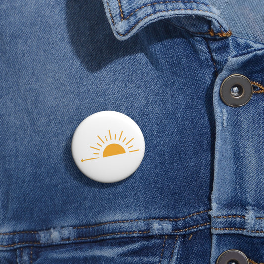 Sun Logo Pin Buttons