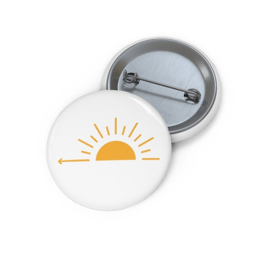 Sun Logo Pin Buttons